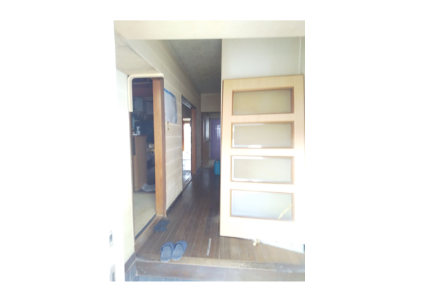 玄関施工前