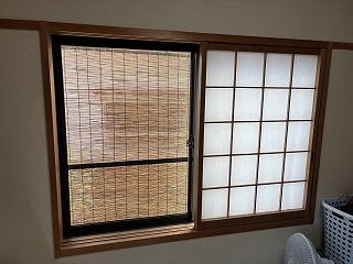 設置前の窓